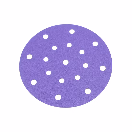 6 Zoll lila Klett-Schleifscheibe Zirkonium-Korund-Schleifpapier zum Autoschleifen